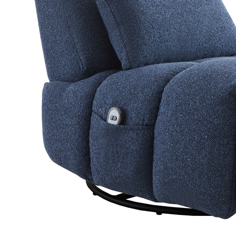 Fauteuil inclinable électrique pivotant Cole avec support lombaire