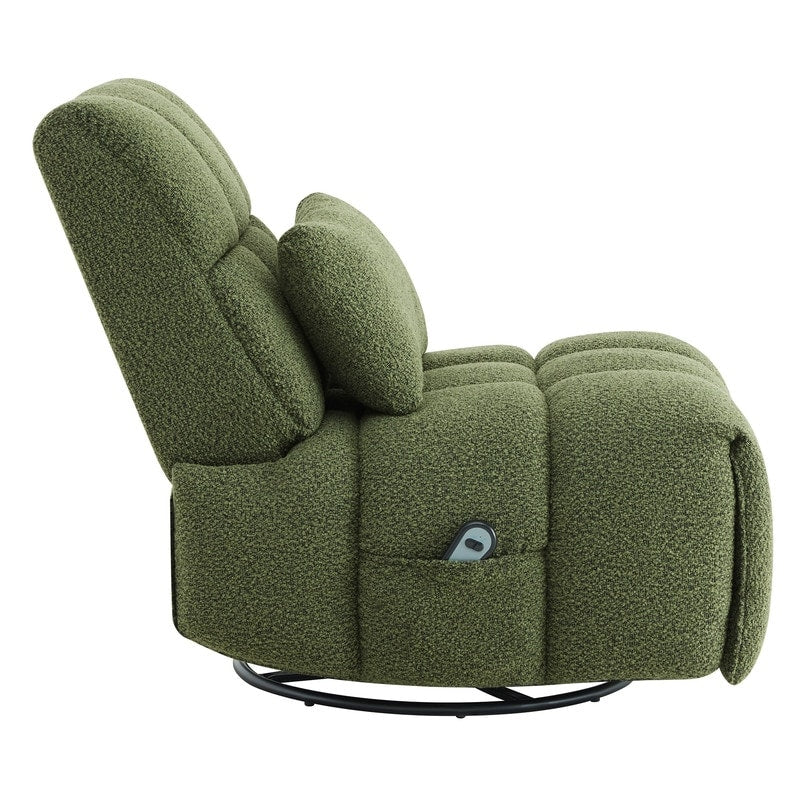 Fauteuil inclinable électrique pivotant Cole avec support lombaire