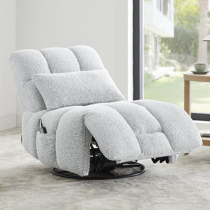 Fauteuil inclinable électrique pivotant Cole avec support lombaire