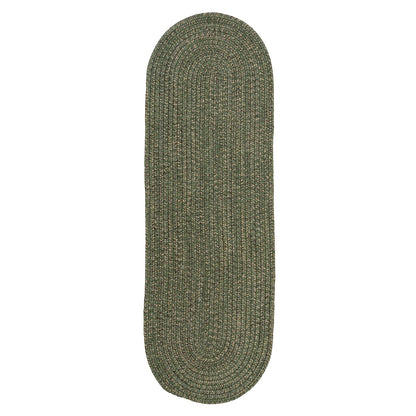 Tapis ovale réversible tressé Colonial Mills Hillsdale