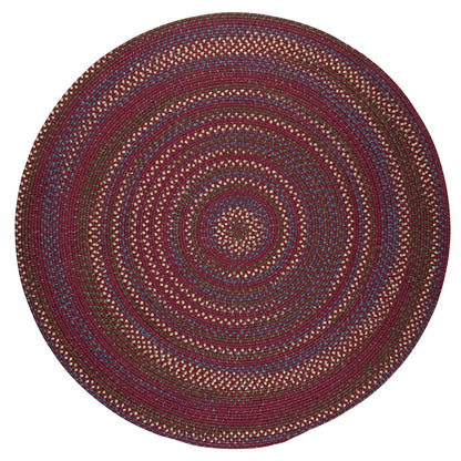 Tapis rond tressé rustique Worley de Colonial Mills
