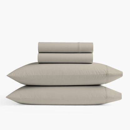 Parure de draps infroissables en mélange de coton de luxe Color Sense 800 fils