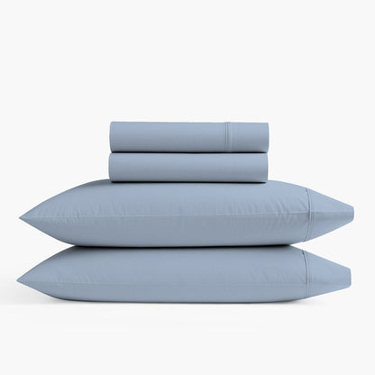 Parure de draps infroissables en mélange de coton de luxe Color Sense 800 fils