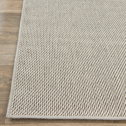 Tapis contemporain uni d'intérieur/extérieur