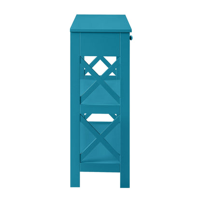 Console Oxford à 1 tiroir et étagères Convenience Concepts