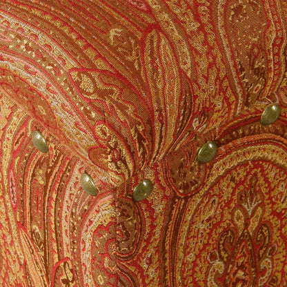 Banc de rangement rembourré Copper Grove Muscari avec garniture cloutée