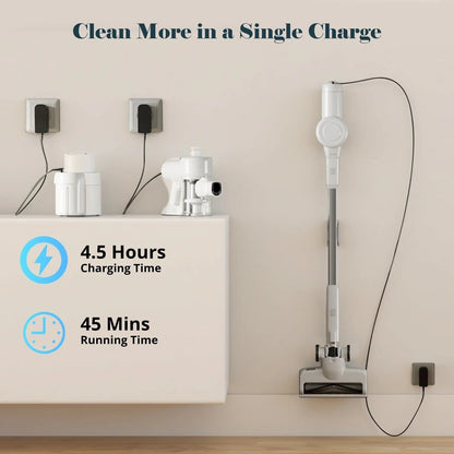 Aspirateur balai sans fil 3 en 1, léger pour tapis, sols durs, poils d'animaux et nettoyage de la maison