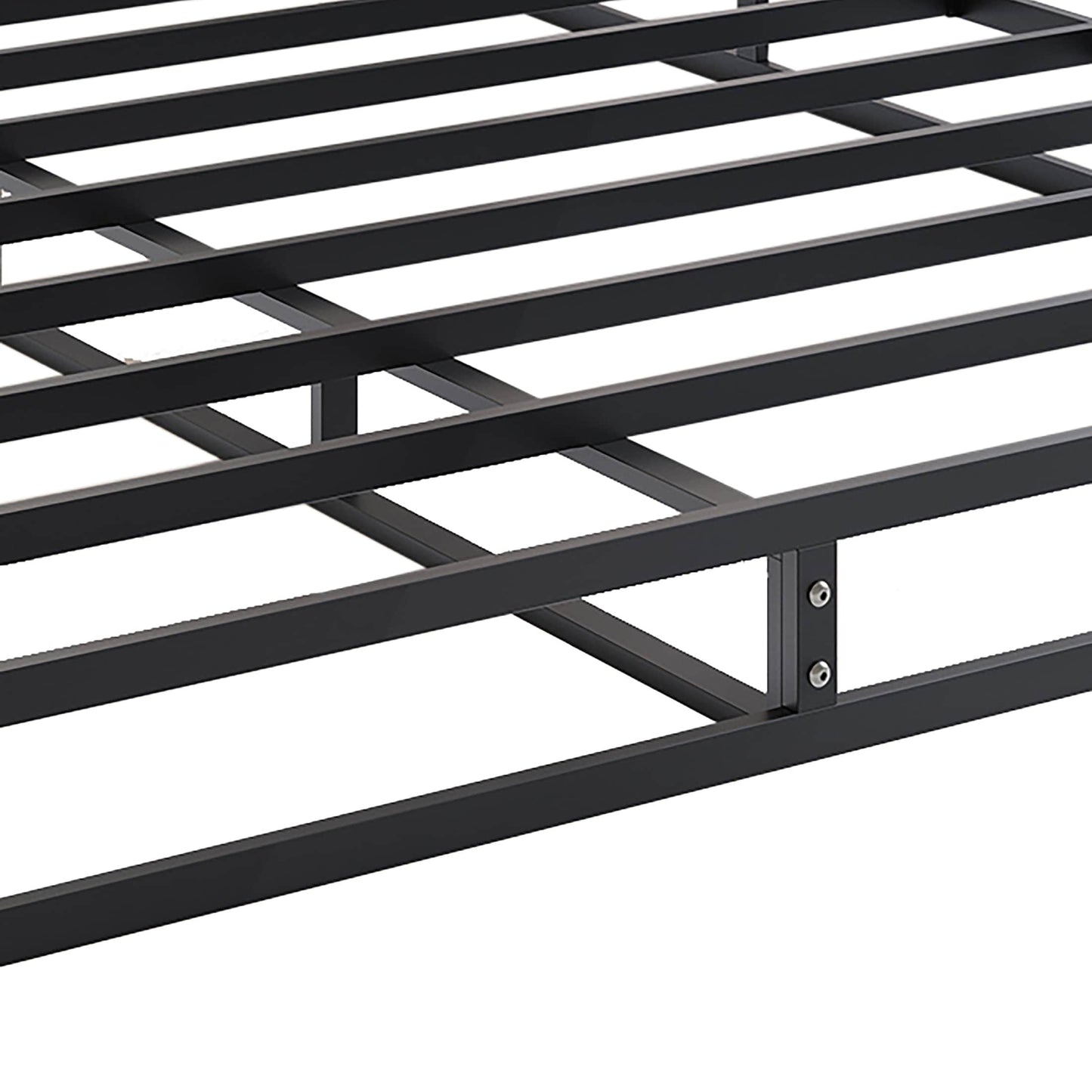 Sommier à ressorts en métal CraftPorch de 5 pouces avec housse en lin gris chaud