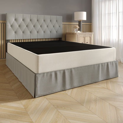 Sommier tapissier en métal et lin rembourré CraftPoch