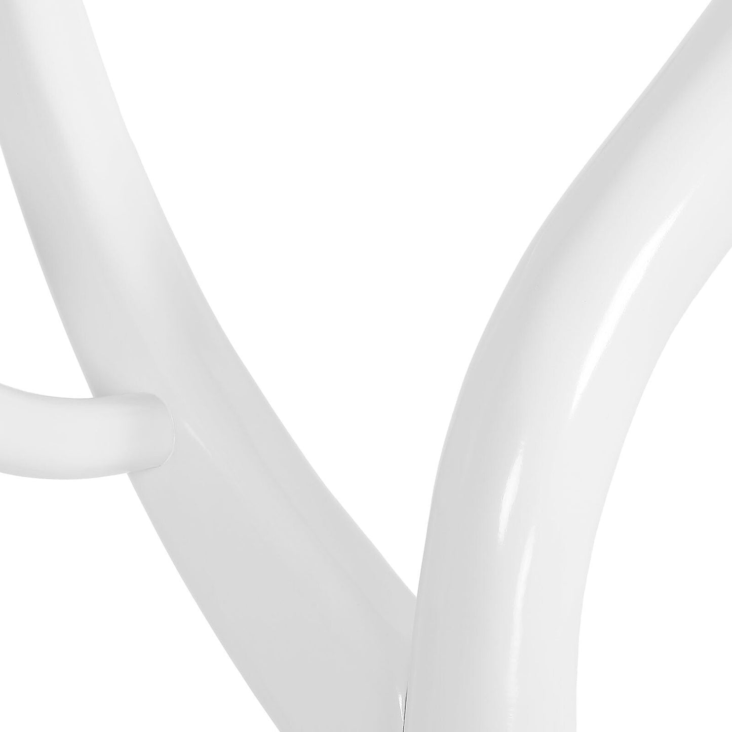 Porte-manteau autoportant en bois d'hévéa avec 8 crochets - 24,5 l x 70,87 h