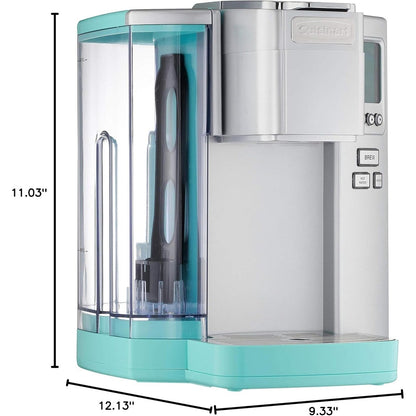 Cafetière à dosettes individuelle Cuisinart, 72 oz, programmable, acier