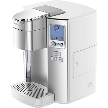 Cafetière à dosettes individuelle Cuisinart, 72 oz, programmable, acier