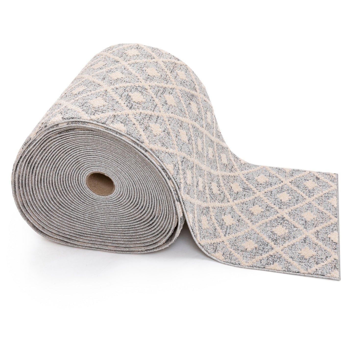 Tapis d'escalier moderne Harlow Trellis sur mesure