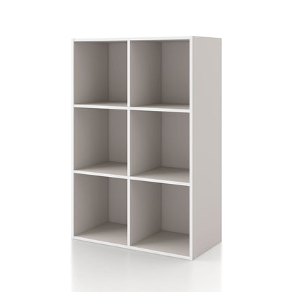 DH BASIC Organiseur de rangement empilable personnalisable en bois moderne - Étagères cubiques, armoire à tiroirs, bibliothèque avec portes par Denhour