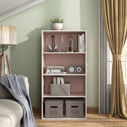 DH BASIC Organiseur de rangement empilable personnalisable en bois moderne - Étagères cubiques, armoire à tiroirs, bibliothèque avec portes par Denhour