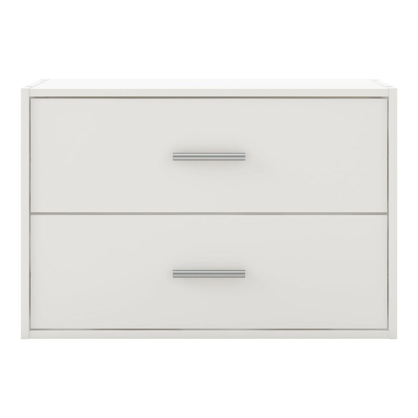 DH BASIC Organiseur de rangement empilable personnalisable en bois moderne - Étagères cubiques, armoire à tiroirs, bibliothèque avec portes par Denhour