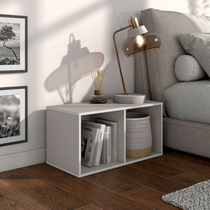 DH BASIC Organiseur de rangement empilable personnalisable en bois moderne - Étagères cubiques, armoire à tiroirs, bibliothèque avec portes par Denhour