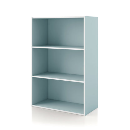 DH BASIC Organiseur de rangement empilable personnalisable en bois moderne - Étagères cubiques, armoire à tiroirs, bibliothèque avec portes par Denhour