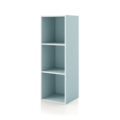DH BASIC Organiseur de rangement empilable personnalisable en bois moderne - Étagères cubiques, armoire à tiroirs, bibliothèque avec portes par Denhour