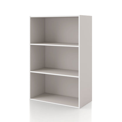 DH BASIC Organiseur de rangement empilable personnalisable en bois moderne - Étagères cubiques, armoire à tiroirs, bibliothèque avec portes par Denhour