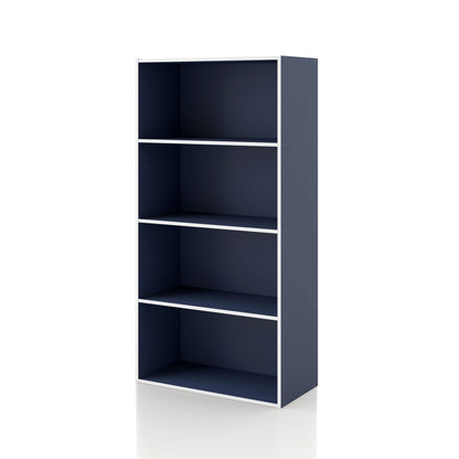 DH BASIC Organiseur de rangement empilable personnalisable en bois moderne - Étagères cubiques, armoire à tiroirs, bibliothèque avec portes par Denhour