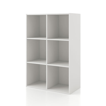 DH BASIC Organiseur de rangement empilable personnalisable en bois moderne - Étagères cubiques, armoire à tiroirs, bibliothèque avec portes par Denhour