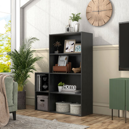 DH BASIC Organiseur de rangement empilable personnalisable en bois moderne - Étagères cubiques, armoire à tiroirs, bibliothèque avec portes par Denhour
