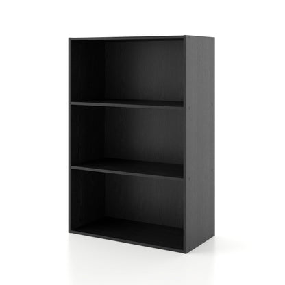 DH BASIC Organiseur de rangement empilable personnalisable en bois moderne - Étagères cubiques, armoire à tiroirs, bibliothèque avec portes par Denhour