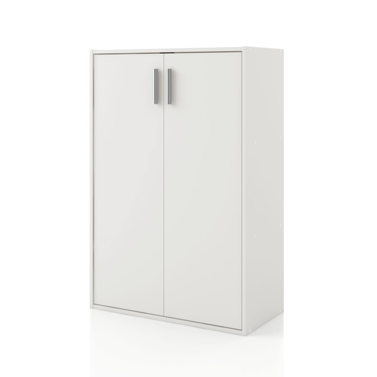 DH BASIC Organiseur de rangement empilable personnalisable en bois moderne - Étagères cubiques, armoire à tiroirs, bibliothèque avec portes par Denhour