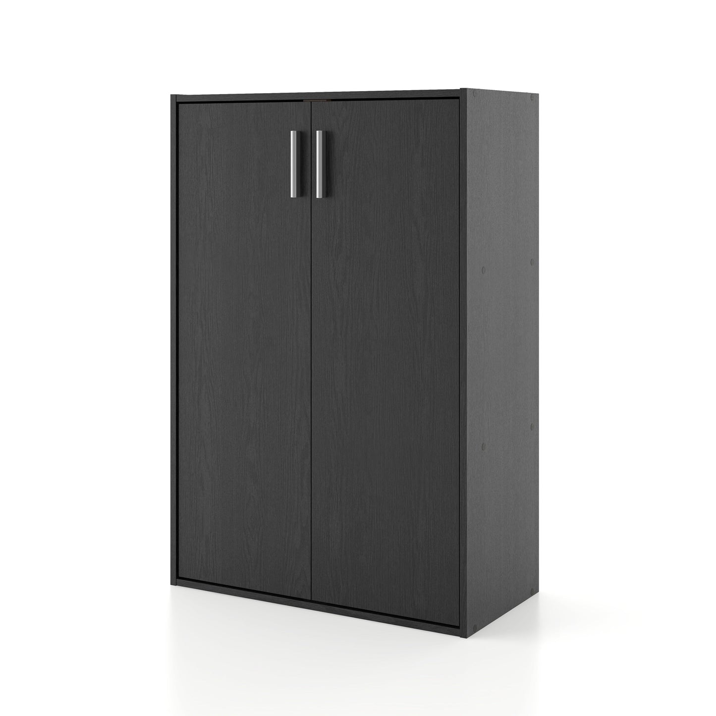 DH BASIC Organiseur de rangement empilable personnalisable en bois moderne - Étagères cubiques, armoire à tiroirs, bibliothèque avec portes par Denhour