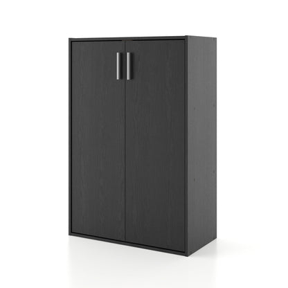 DH BASIC Organiseur de rangement empilable personnalisable en bois moderne - Étagères cubiques, armoire à tiroirs, bibliothèque avec portes par Denhour