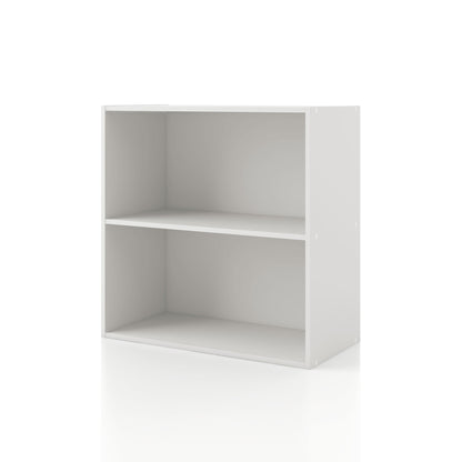DH BASIC Organiseur de rangement empilable personnalisable en bois moderne - Étagères cubiques, armoire à tiroirs, bibliothèque avec portes par Denhour
