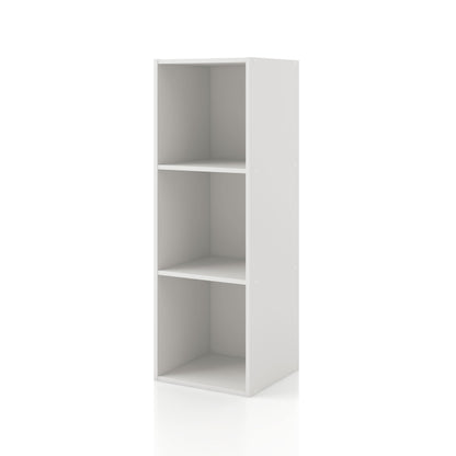 DH BASIC Organiseur de rangement empilable personnalisable en bois moderne - Étagères cubiques, armoire à tiroirs, bibliothèque avec portes par Denhour
