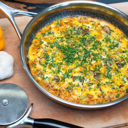 Batterie de cuisine hybride antiadhésive DiamondClad 7 pièces en acier inoxydable