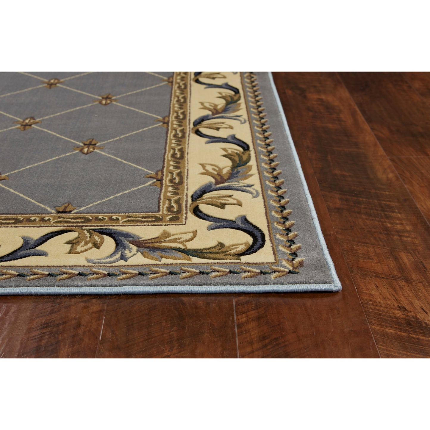Tapis Domani Classics style victorien à bordure en treillis