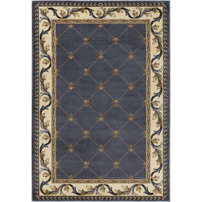 Tapis Domani Classics style victorien à bordure en treillis