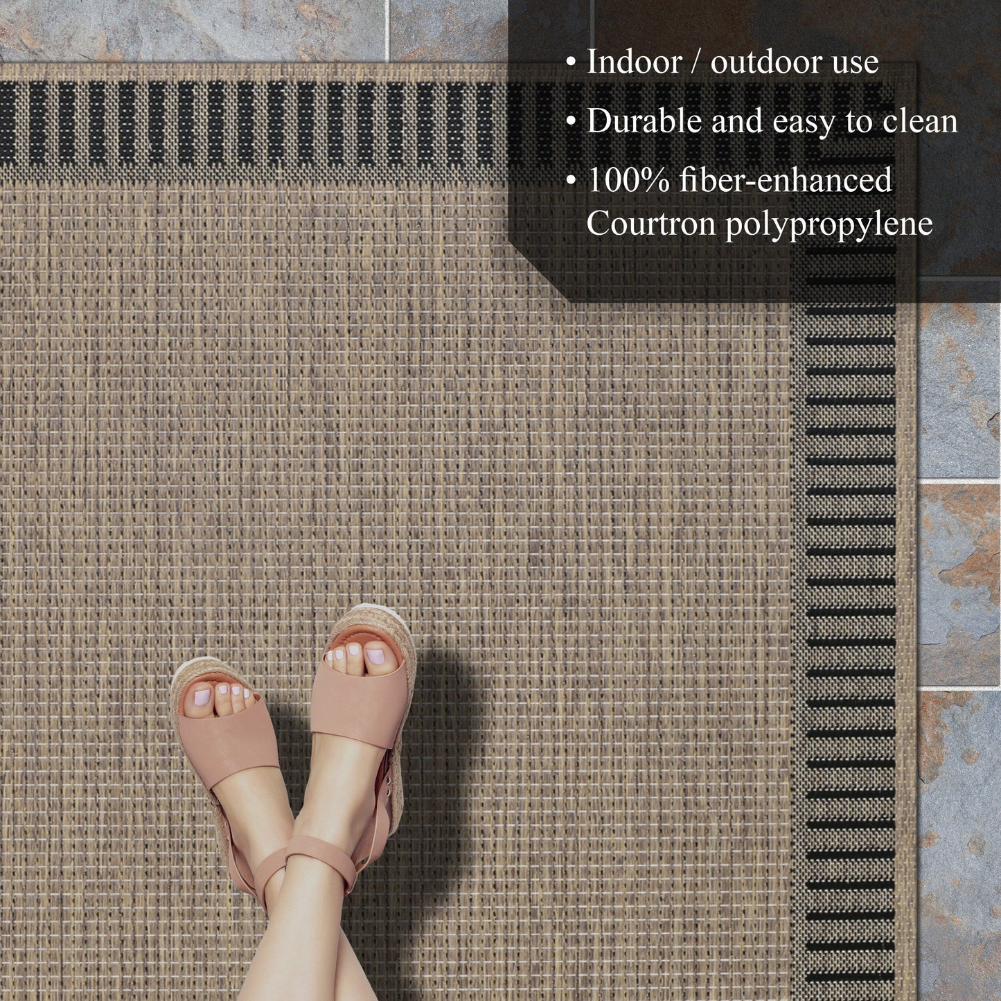 Tapis d'intérieur/extérieur Dream Decor Rugs Pergola Flame