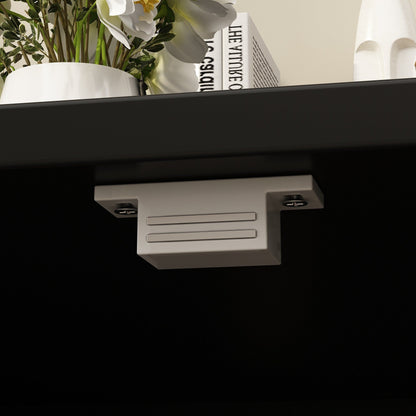 Meuble multifonctionnel pour bac à litière à double compartiment