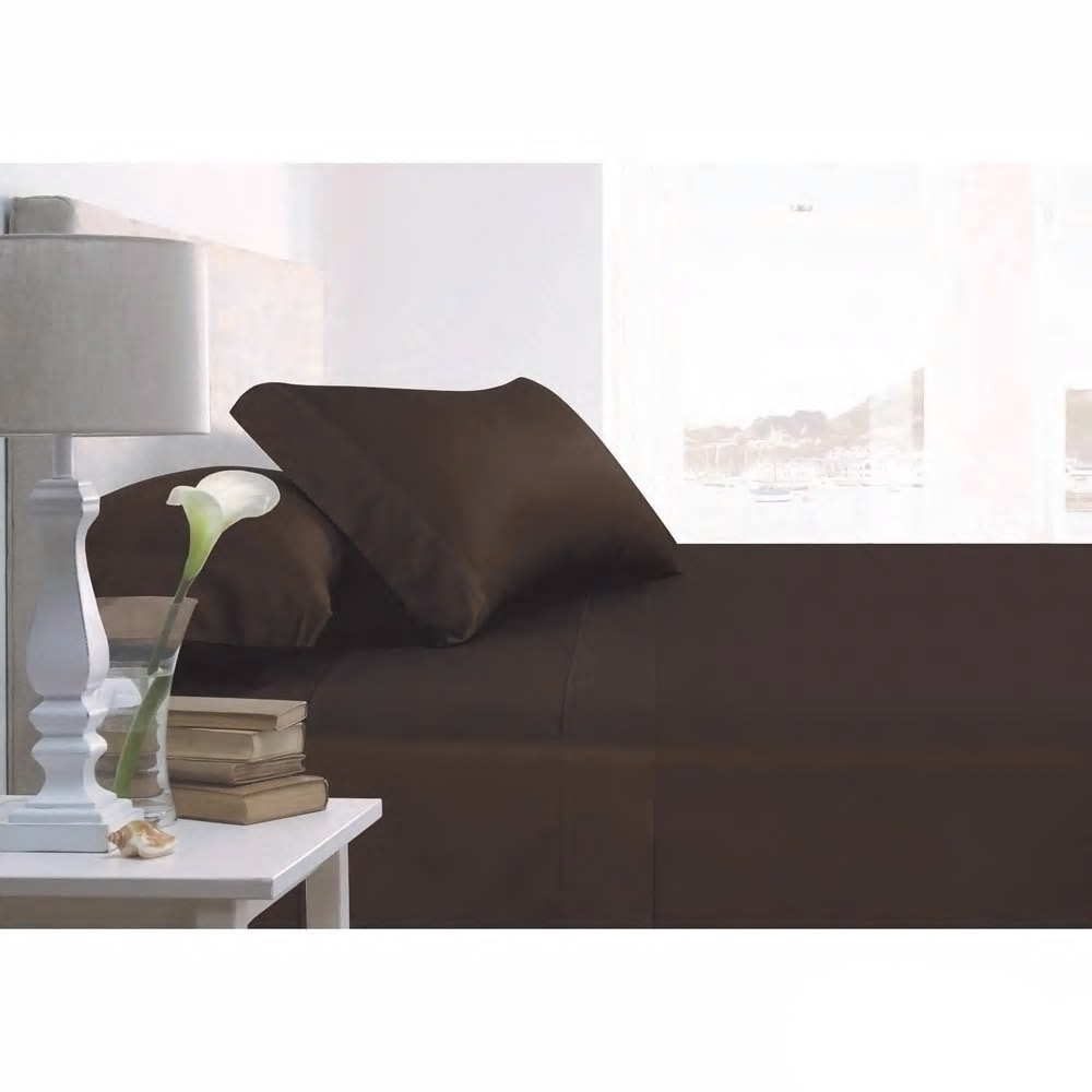 Parure de lit en coton égyptien 600 fils avec poche extra profonde