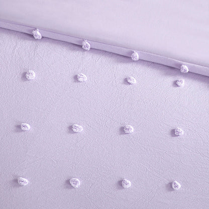 Parure de lit Ensley en coton jacquard à pompons par Intelligent Design Kids