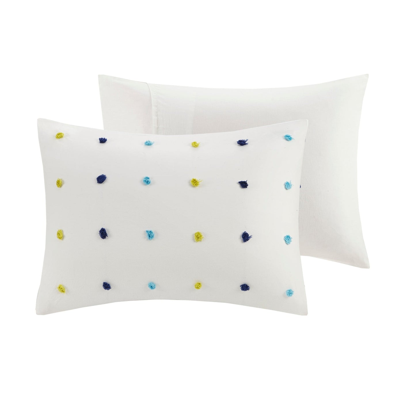 Parure de lit Ensley en coton jacquard à pompons par Intelligent Design Kids