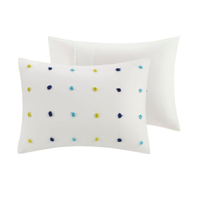 Parure de lit Ensley en coton jacquard à pompons par Intelligent Design Kids