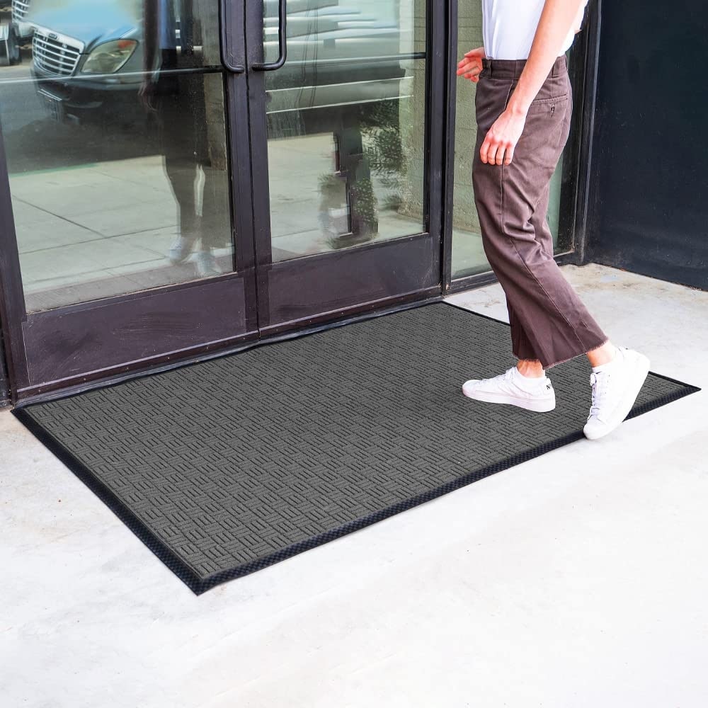 Tapis d'entrée Envelor pour intérieur et extérieur, profil bas, usage commercial.