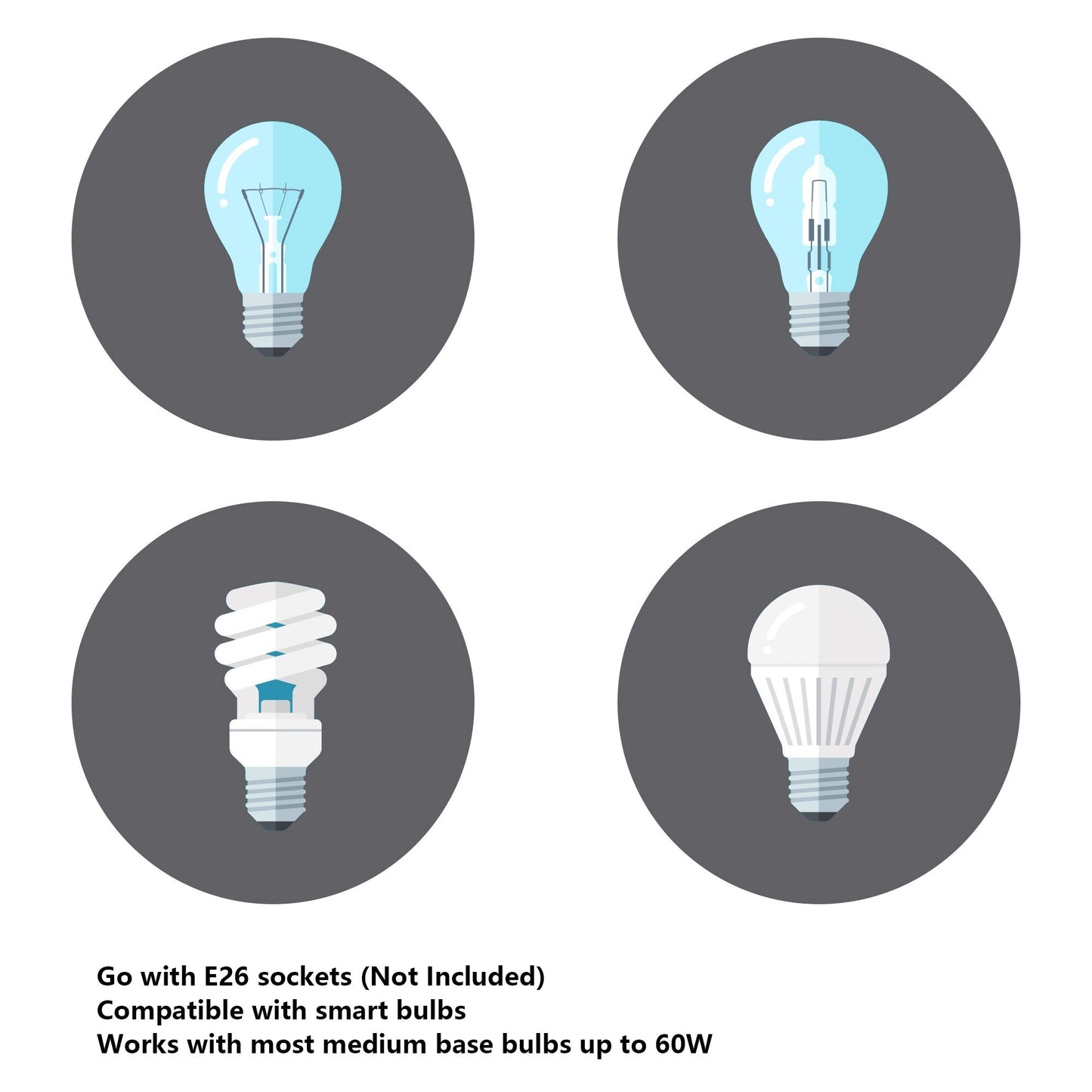 Applique murale de salle de bain ExBrite Farmhouse à 3 lumières, en fer noir, à intensité variable