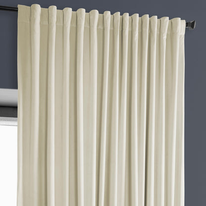 Rideau occultant extra large en velours moelleux Heritage de Exclusive Fabrics (1 panneau)