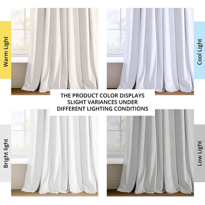 Rideau occultant en velours Signature Exclusive Fabrics (1 panneau)