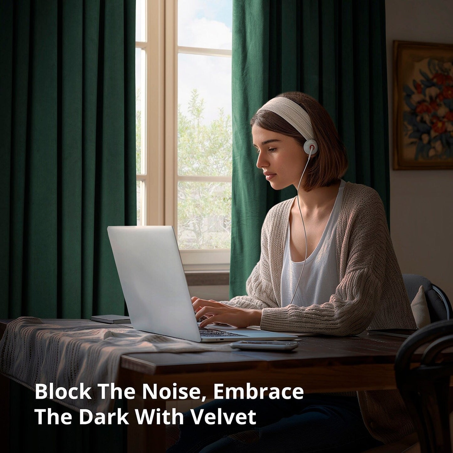 Rideaux occultants extra larges en velours Signature Exclusive Fabrics (1 panneau) - Rideaux occultants luxueux