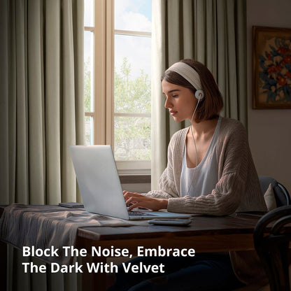 Rideaux occultants extra larges en velours Signature Exclusive Fabrics (1 panneau) - Rideaux occultants luxueux