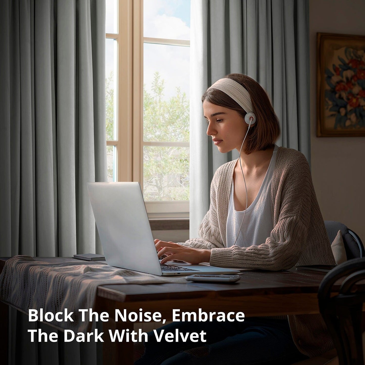 Rideaux occultants extra larges en velours Signature Exclusive Fabrics (1 panneau) - Rideaux occultants luxueux