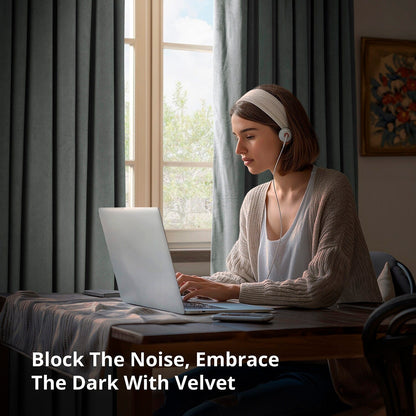 Rideaux occultants extra larges en velours Signature Exclusive Fabrics (1 panneau) - Rideaux occultants luxueux